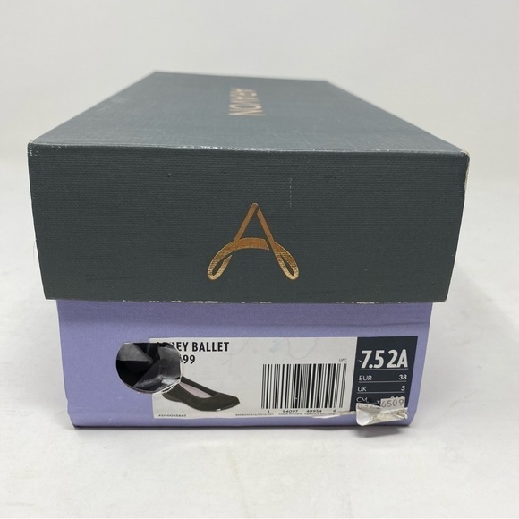Aravon Abbey Ballet Flats Black Leather NARROW - Picture 7 of 7